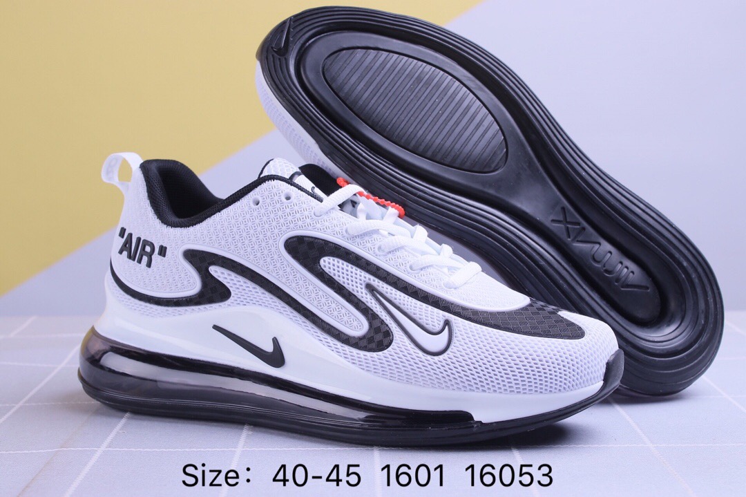 Nike Air Max 720 Plastic White Black Shoes